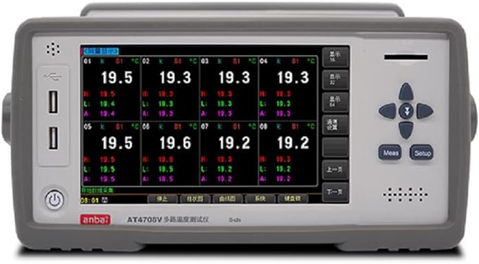AT4708V Temperature Humidity Data Logger AT4716V AT4724V AT4732V AT4740V AT4748V AT4756V AT4764V (AT4708V (8 channels))