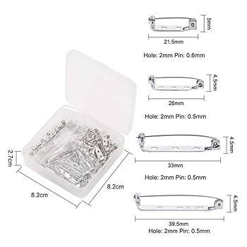 ブローチ、止め金 楽天市場】【最大50%オフ 決算SALE】 透かしブローチ台 ブローチ