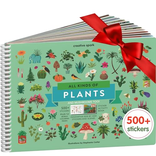 Stickerbook: Todos os tipos de plantas e cogumelos também