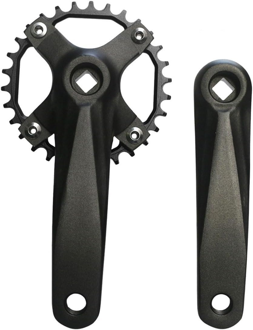 Guarnitura A velocità Singola di Ricambio da 152/165/170 Mm (pedivelle, Disco A Dente Singolo) Il Set di Pedivelle È 30/32/34/36/38/40T for Bicicletta Pieghevole da Città
