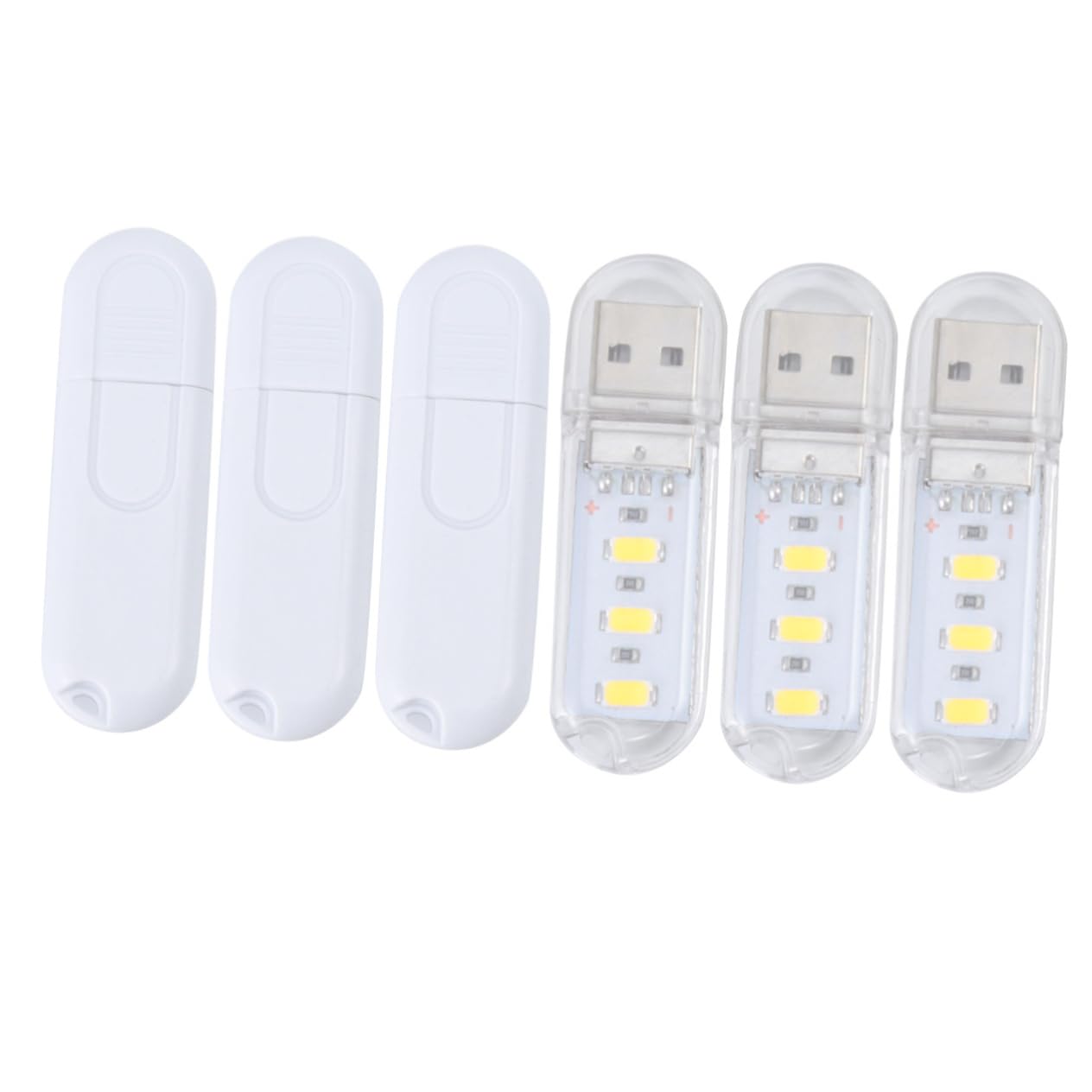 DOITOOLNight Light 6pcs Led Night Lights Drive Shape Touch Saving for Home Dorm School