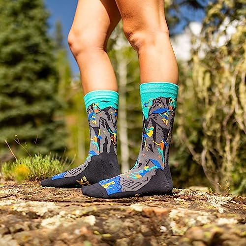 I'd Rather Be - Funny Socks Novelty Gift For Men, Women And Teens (Rock Climbing) One Size #TOP7