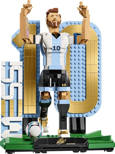 Image of LEGO Editions Lionel Messi - Soccer Legend - Building Set for Kids - Soccer Decor - 43015