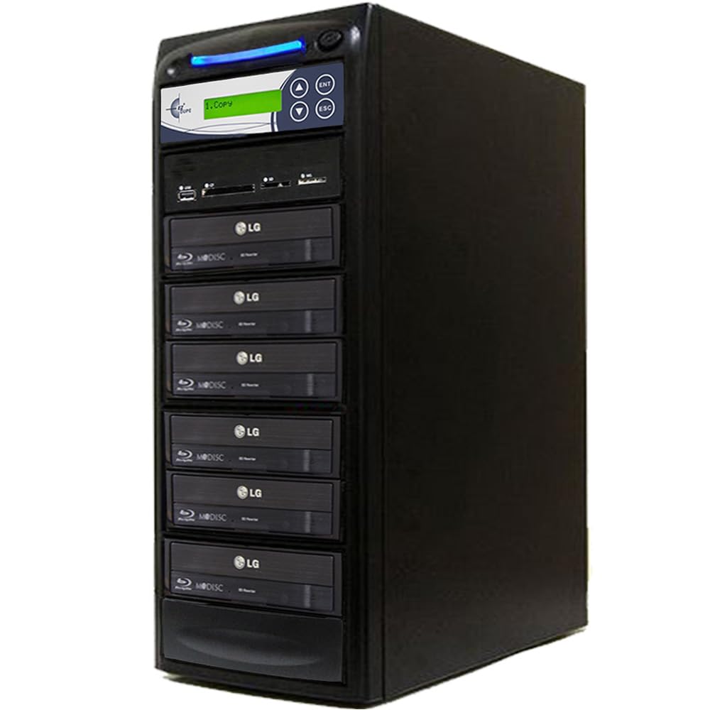 1 to 5 Media Mirror Duplicator - Flash Media / Disc to Blu-Ray M905-SSPBD