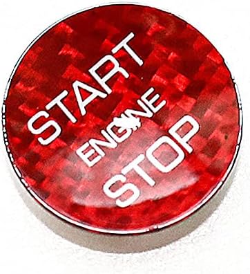 Miniatura 3 de Adhesivo para interruptor de arranque de encendido rojo para Land Rover Discovery Sport para Range Rover Evoque Velar Start Stop Cubierta del botón