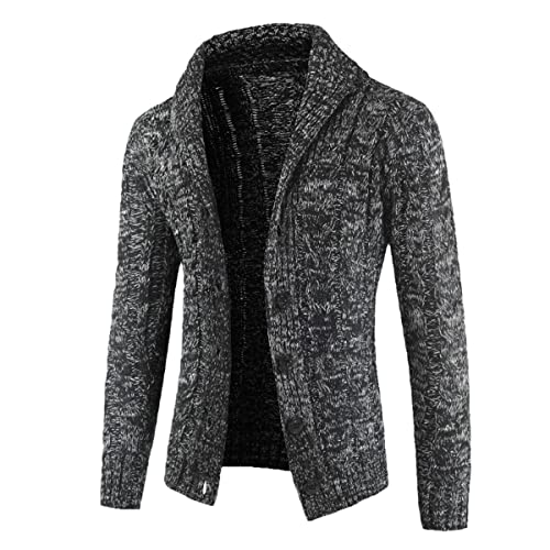 Gilet homme en tricot épais Roquorl slim fit une maille haut de gamme