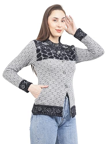 Image of Chatanya Womens Full Sleeve Winter wear Cardigan Sweater