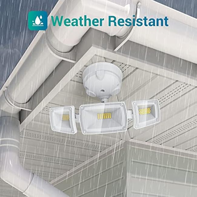 USTELLAR 55W Flood Lights LED Flood Light 5000K 2 Pack White