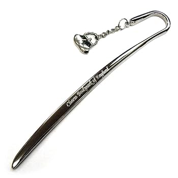 Amazon | チャーム ブックマーク バッグ しおり 本 おしゃれ 925