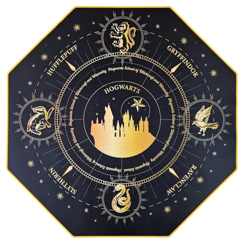 Subsonic - Alfombrilla Antideslizante Harry Potter. Protección para el Suelo de 100 x 100 cm para Habitaciones, oficinas y sillas Gaming. Licencia Oficial.