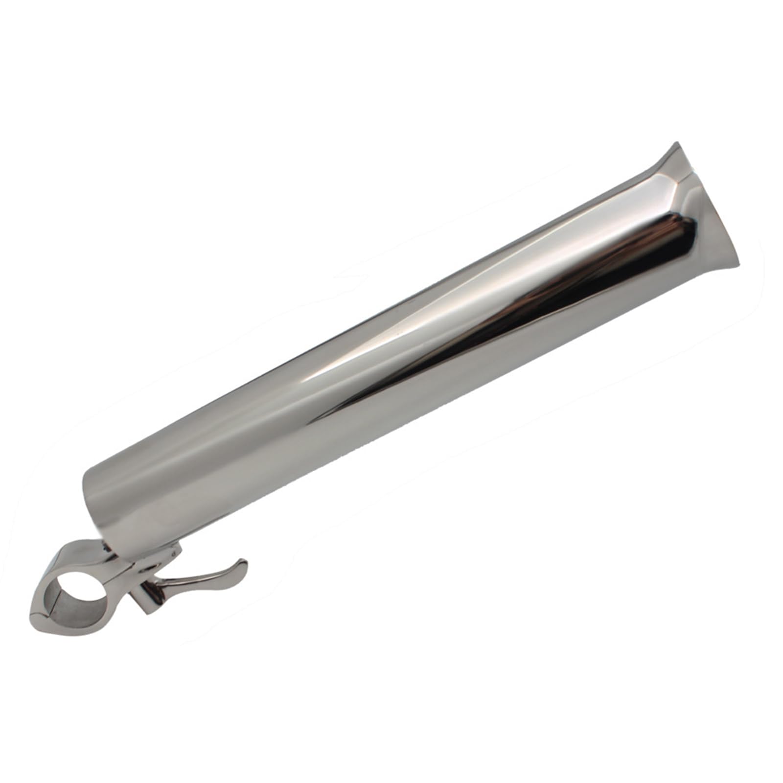Supporto per canna da pesca in acciaio inox con morsetto per kayak