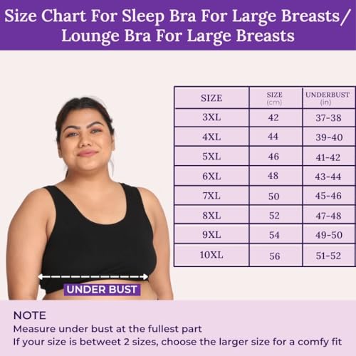 Image of Adira | Plus Size Sleeping Bra for Women | Plus Size Bra | Slip On Bras to Wear at Home | Comfortable Bra | Wirefree & High Coverage | Sleep Support | Avoids Stretch Marks | Pack of 2