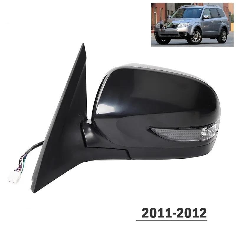 Rétroviseur électrique 9 lignes pour Forester 2011 2012 clignotant intégré silver - 4