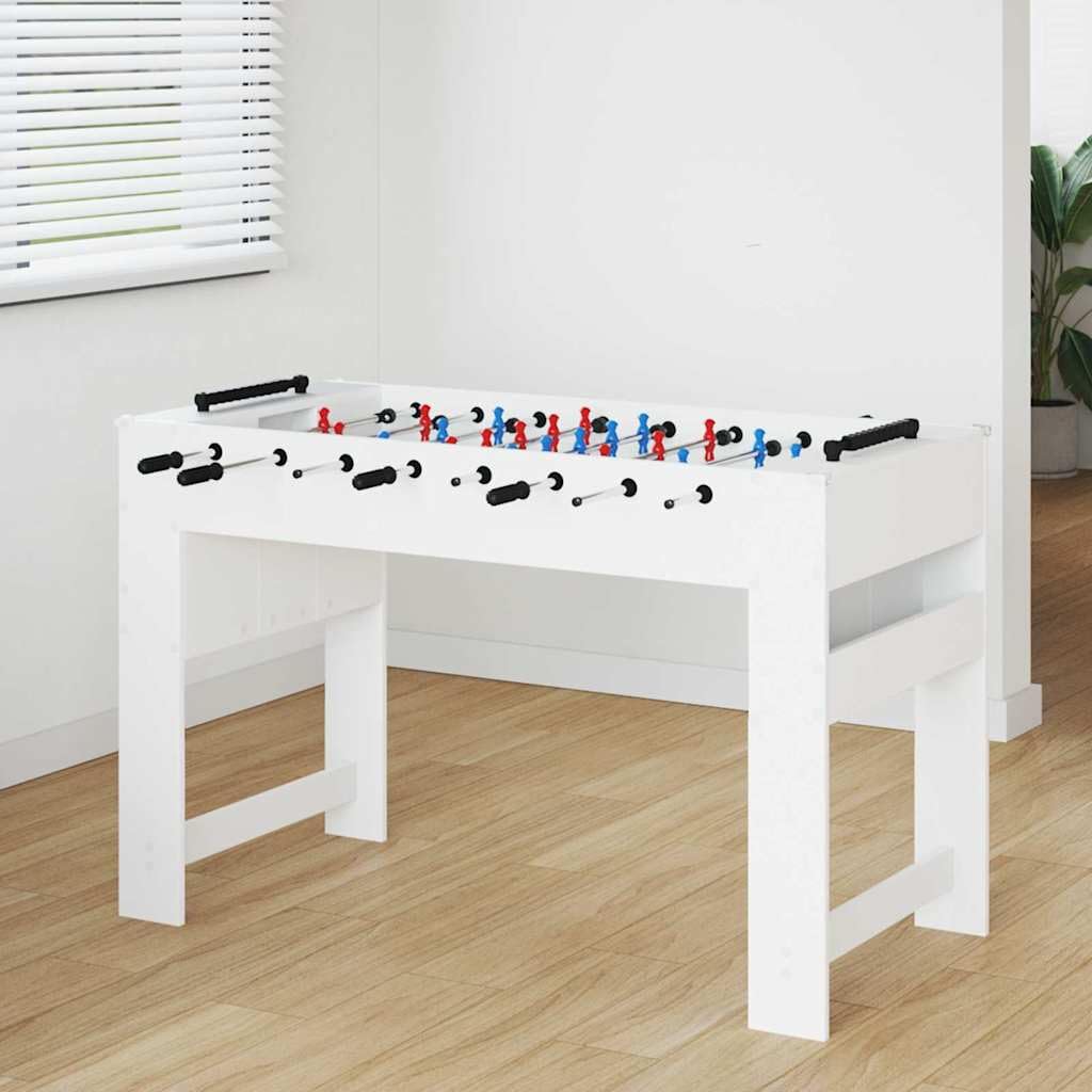 Genérico Mesa de Futbolín 125 x 60,5 x 80 cm Madera de ingeniería,Deportes,Juegos de Interior,Futbolín,Mesas de futbolín-858884