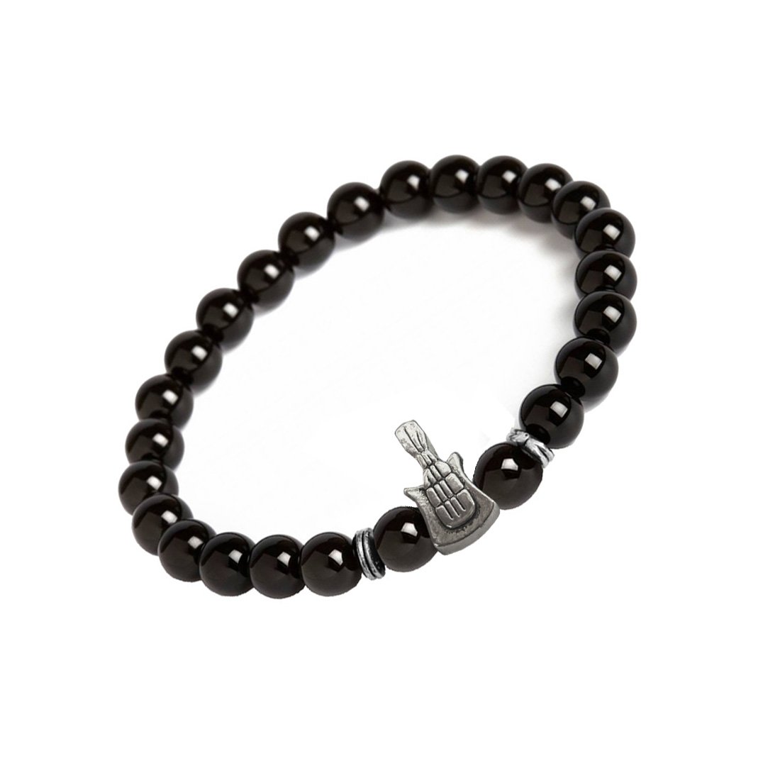 Beads Bracelet Guitar Charm by RICH AND FAMOUS (B0796T9TSG) Amazon Price History, Amazon Price Tracker