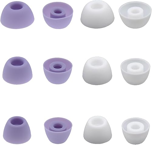 6 pares de puntas de silicona para auriculares compatibles con Samsung Galaxy Buds 2 Pro, almohadillas de repuesto para auriculares, puntas de goma