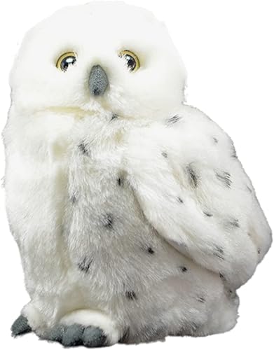 lilizzhoumax Peluche de búho nevado, peluche de pájaro de simulación, felpa suave, juguetes para niñas, regalos Kawaii para niños, decoración del
