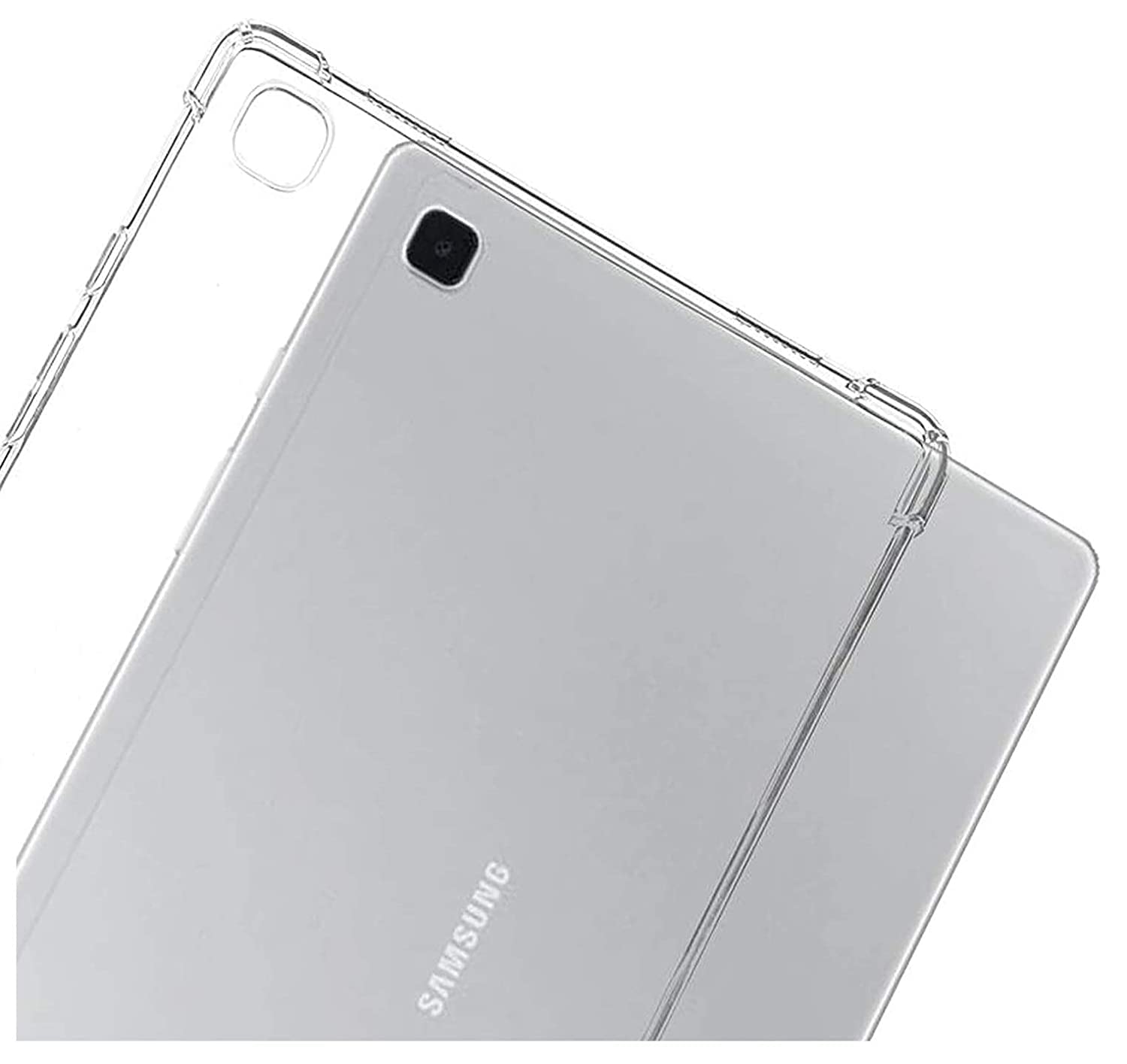 SwooK Silicone Soft TPU Transparent Back Cover Case for Samsung Galaxy Tab A7 lite 8.7 inch SM-T220/T225 2021 Released, Crystal Clear-image-16
