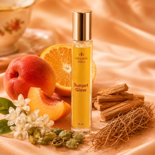 Image of SUNSET GLOW Eau De Parfum for Women 15ml Floral Fruity Scent