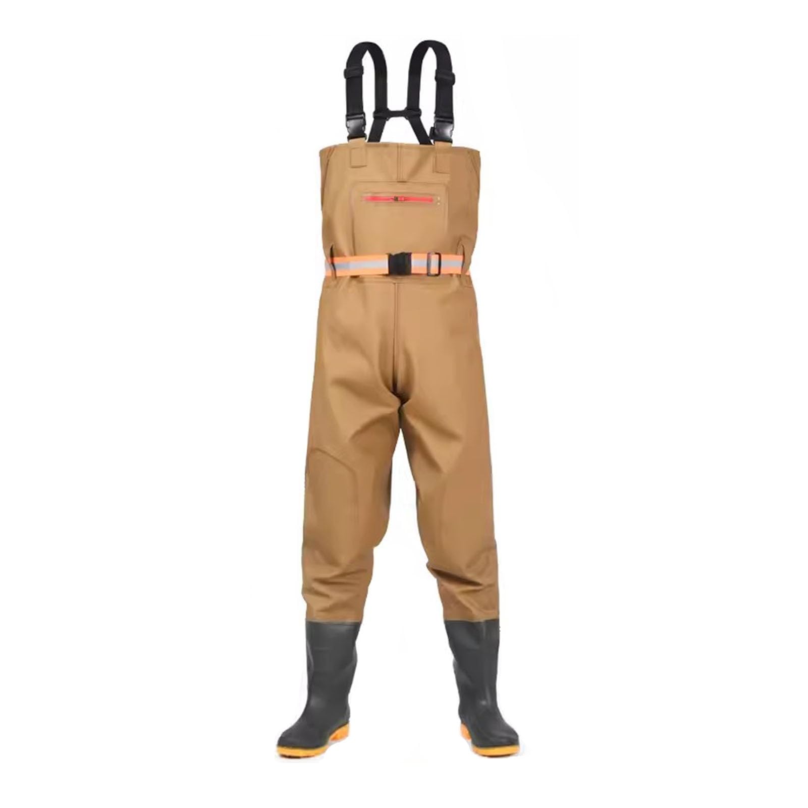 Wodery wędkarskie, wodery męskie, Wodoodporne, wodery do brodzenia na klatce piersiowej dla dorosłych mężczyzn i kobiet, buty do wędkowania i polowania na świeżym powietrzu, lekkie i antypoślizgowe