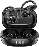 Lenovo LP75 Fone De Ouvido Sem Fio Bluetooth 5.3 Com Gancho Microfones TWS Esportivo HiFi Estéreo Bluetooth Sem Fio Impermeável Alta Fidelidade Cancelamento De Ruído
