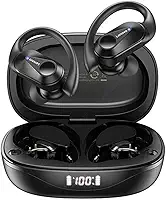 Lenovo LP75 Fone De Ouvido Sem Fio Bluetooth 5.3 Com Gancho Microfones TWS Esportivo HiFi Estéreo Bluetooth Sem Fio Impermeável Alta Fidelidade Cancelamento De Ruído