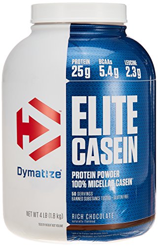 Dymatize Nutrition Dymatize Elite Casein, Chocolate, 4 Pounds
