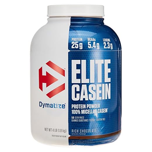Dymatize Nutrition Elite Casein Powder - 4 lbs (Rich Chocolate)