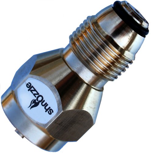 Shnozzle - SAFEST Propane Refill Adapter for One Pound Tank Small Cylinders