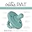 Ryan & Rose Cutie PAT Pacifier Teether (Stage 1, Seaglass)