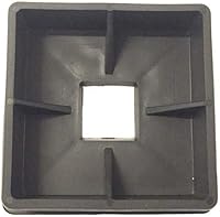 Vista 2 de Stevens Lake Parts Cubierta cuadrada de goma de 4 "tapa de tapón de parachoques negro RV Camper Trailer de goma