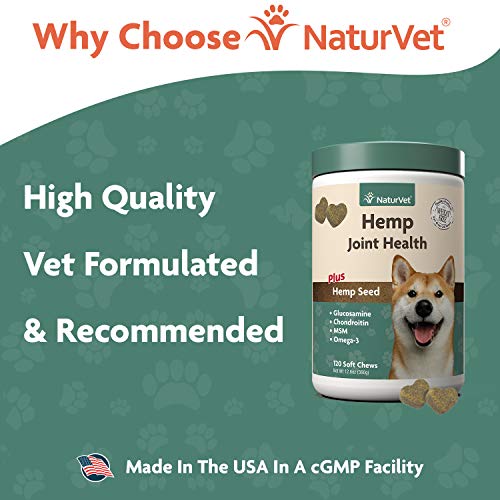 NaturVet – Hemp Joint Health For Dogs - Plus Hemp Seed | Supports Overall Joint Health | Enhanced with Glucosamine, MSM… - Image 5