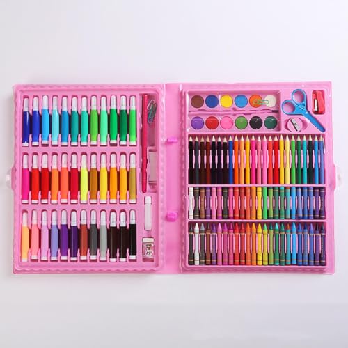 Juego de rotuladores para colorear con 150 bolígrafos de colores y estuche completo de dibujo 7