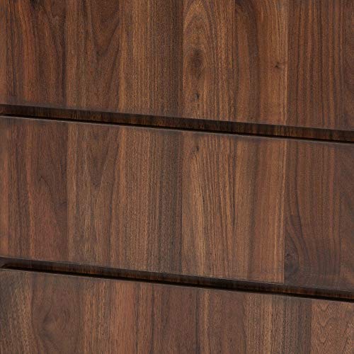 Baxton Studio Neil Sideboards And Servers, One Size, Walnut Brown/Black #TOP6