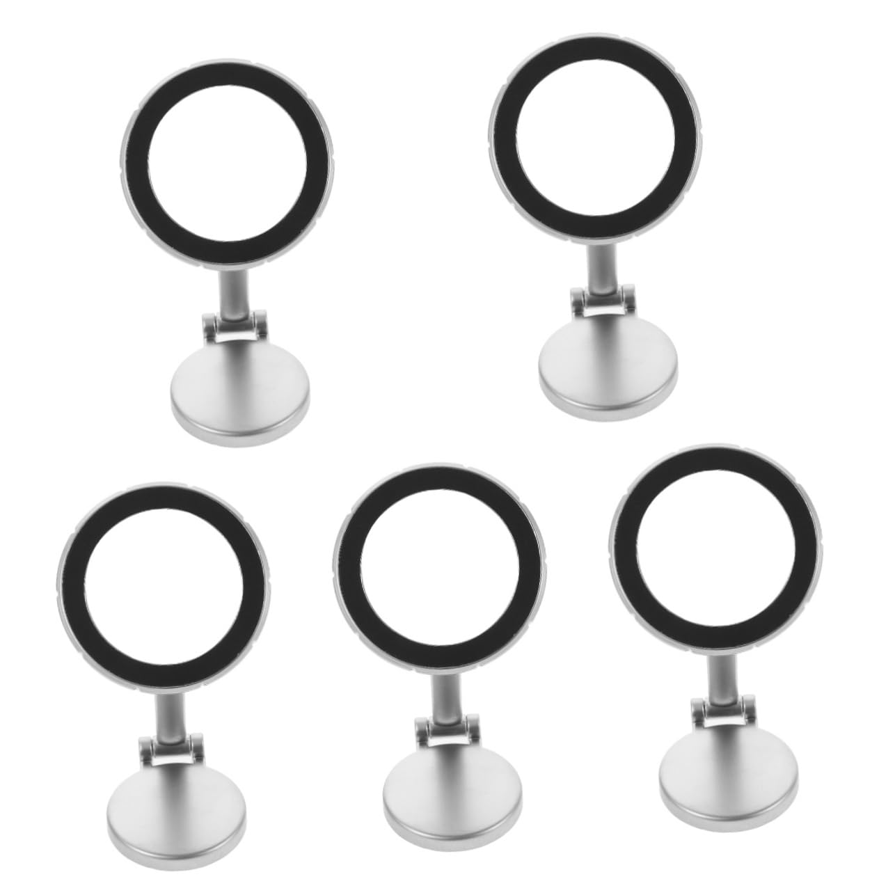 ULTECHNOVO 5piezas Soporte para Teléfono De Coche Magnético Soporte Antivibración para Navegación Compatible Smartphones Fácil De Transportar y Usar El Vehículo