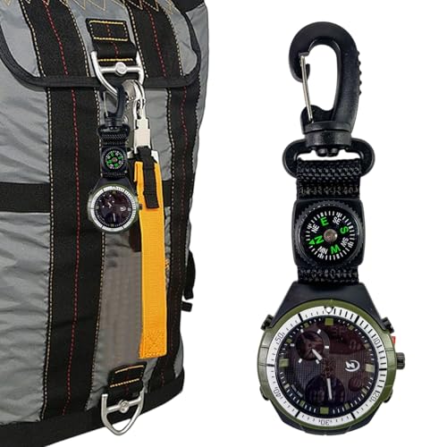 Montre boussole phosphorescente pour ne plus perdre le cap en randonnée