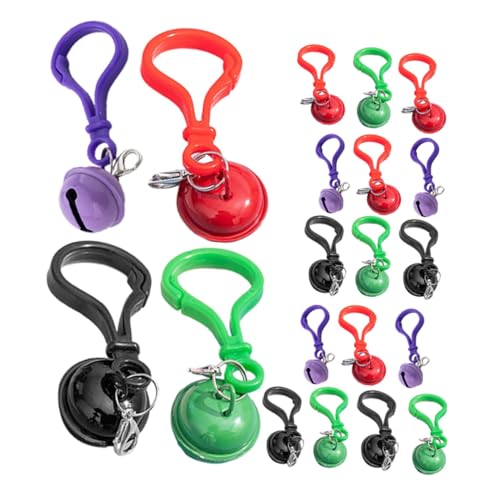 Pendentifs de cloche mignons et attache rétractable pour porte-clés - 5
