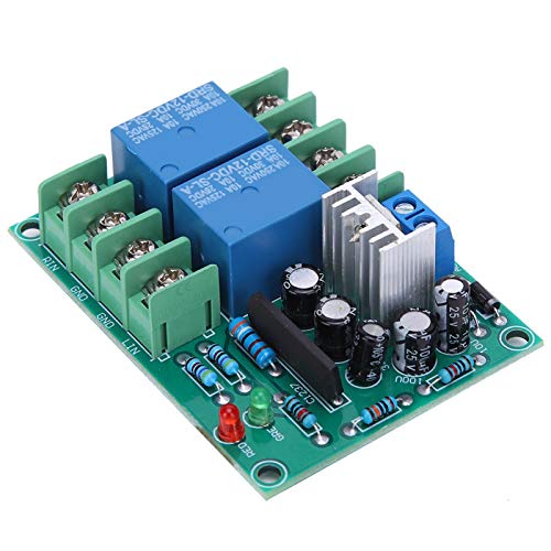 Módulo de Protección de Altavoz, Placa de Circuito de Protección de Altavoz Componente de Retardo de Silenciamiento de Encendido de Dos Canales 10A DC12‑18V