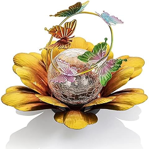 Weltbild LED Solarleuchte Blüte mit Schmetterlingen Cover