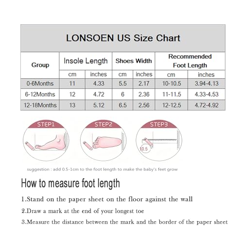 Lonsoen BAY233-WT13 Baby Boys Girls Penny Loafers Infant Toddler Moccasins Soft Soles Dress Shoes thumb #6