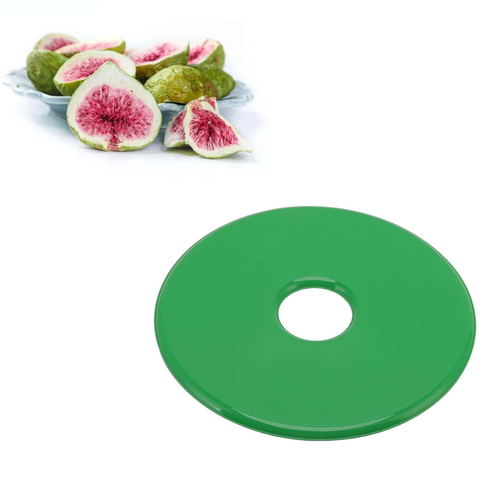 Fdit Round Silicone Food Dehydrator Sheets for Nesco FD660, Emerald