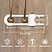 Cabinet Locks Baby Proofing,Child Proof Cabinet Locks,6 Pack Adjustable U Shaped Baby Proofing Cabinets,Child Locks for Cabinets and Drawers (White)