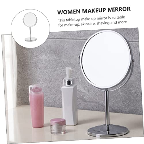 Espejo de maquillaje de doble cara con aumento 10x miniatura 4