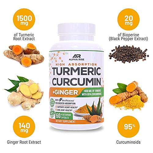 Best Over-The-Counter Prostate Support - Prostate Health Supplement For Men (60 Capsules) + Vegan Turmeric And Ginger Supplement - 1600Mg (60 Capsules) #TOP5