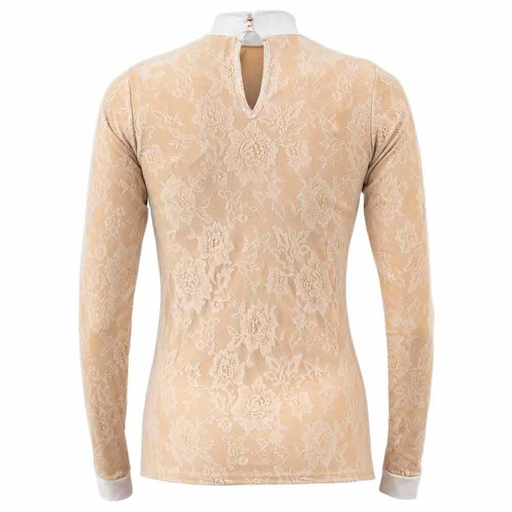 CAVALLIERA Pure Lace Woman Long Sleeve T-Shirt XL