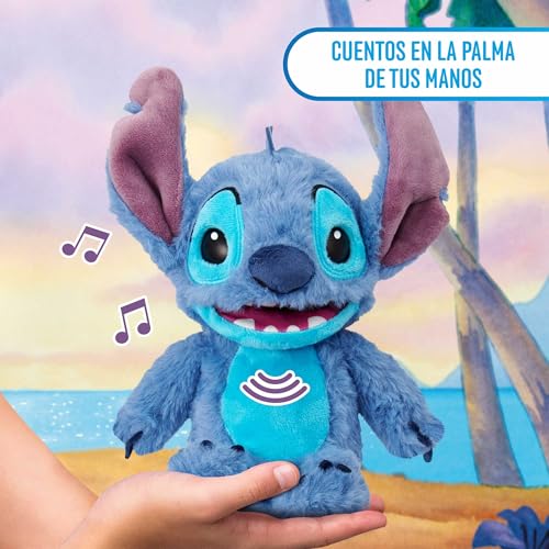 Muñeco Animatrónico Stitch Puppetronic interactivo con sensor táctil y sonidos de Famosa 5