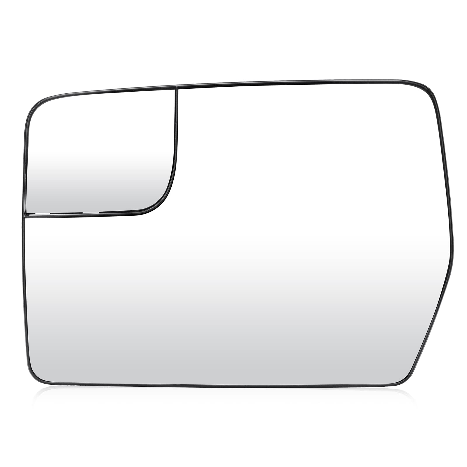 Left Driver Side View Heated Mirror Glass for 2011 2012 2013 2014 Ford F150, Replace BL3Z-17K707-E