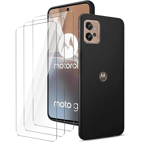 LYZXMY Cover per Motorola Moto G32 (6.5) Nero