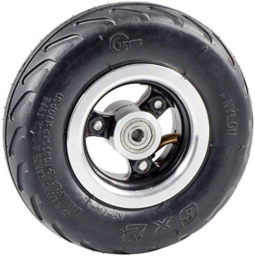 MYMOTO 6X2 Inflation Tire Wheel Use 6" Tire Alloy Hub 160mm Pneumatic Tyre
