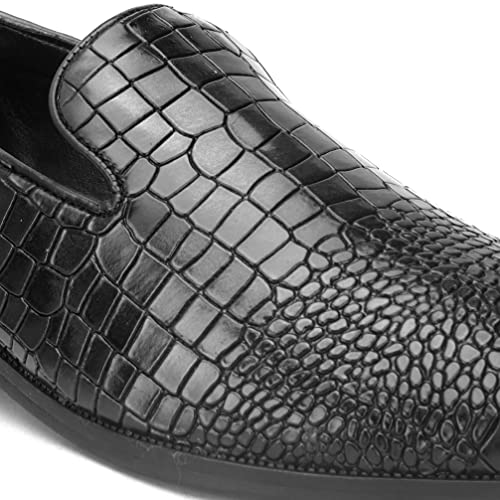 Image of San Frissco Mens Bm 2022 San Frissco Men's Loafers Handcrafted Casual Slip On Shoes Textured Upper /Soft Cushioned Footbed with TPR Sole /Comfortable Lightweight Flexible for Party, Office 9 (Copper)